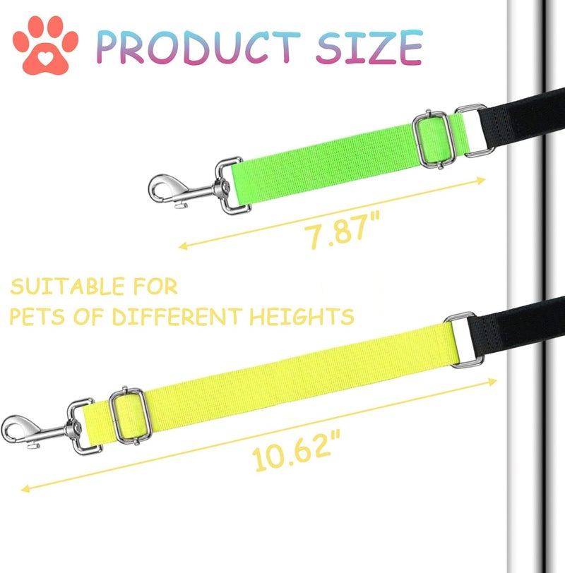 CUTEABC Dog Grooming Extension Strap 2 Pcs Adjustable Dog Grooming Table Loop,Groomers Helper Grooming Loop,Secure and Stable Grooming Loops for Dogs Groomers,Waterproof Grooming arm Extender - Image 2